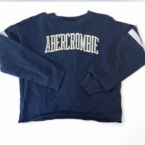 Abercrombie Kids Navy and White Top